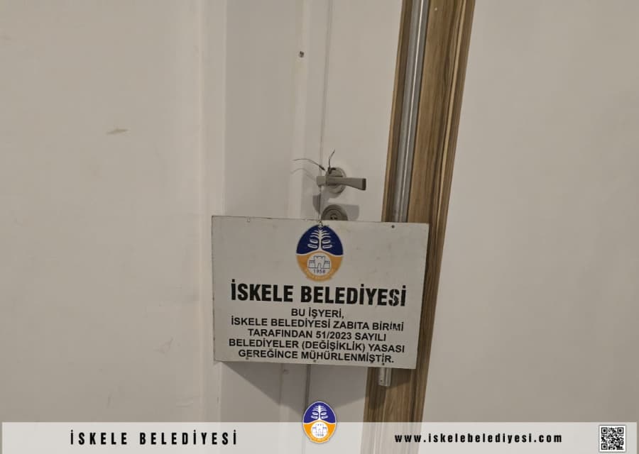 İSKELE’DE KAÇAK İŞLETMELERE GEÇİT YOK