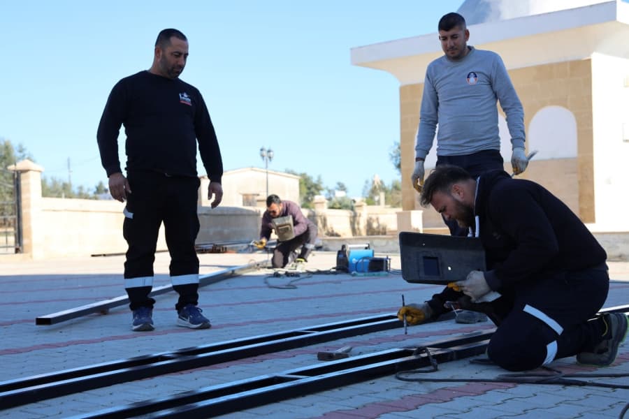 AYGÜN CAMİSİNE ÇARDAK YAPIYORUZ