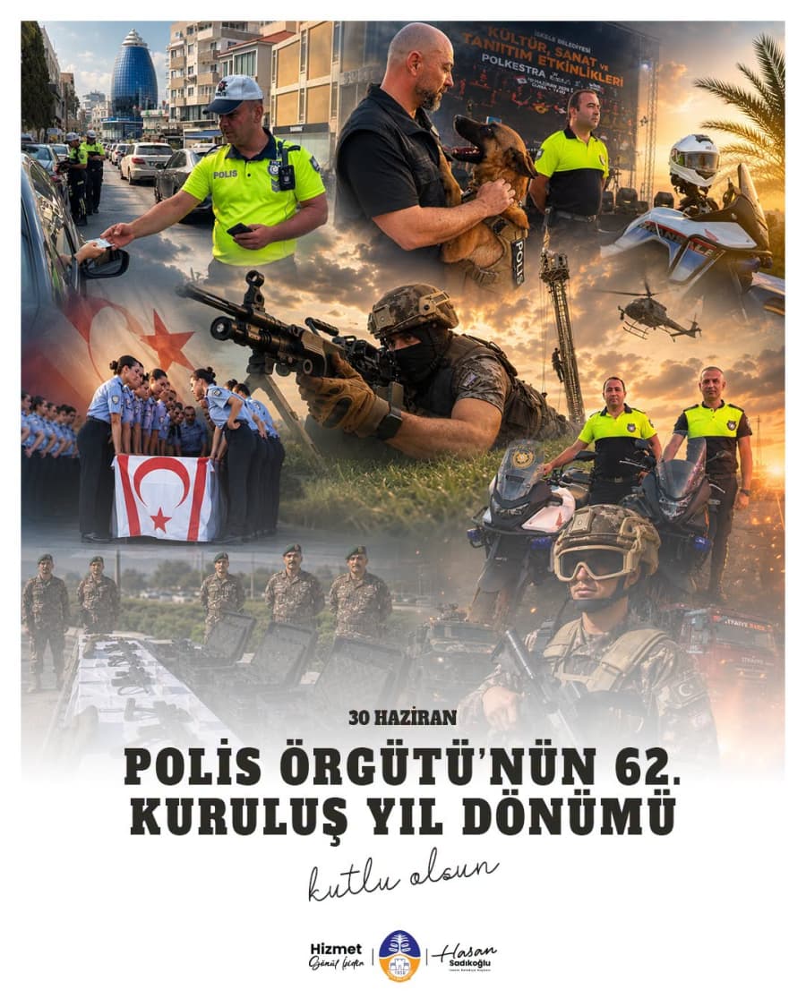 Polis Örgütü'nün 62. kuruluş yıl dönümünü kutluyor;