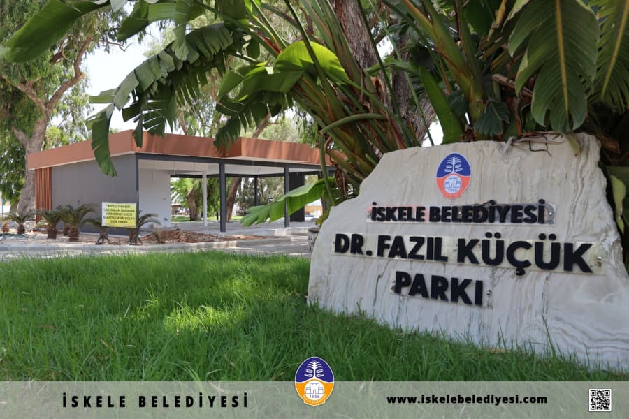 ESKİ YAPININ YIKILDIĞI PARKTA ÇALIŞMALAR SÜRÜYOR İSKELE BELEDİYESİ DR. FAZIL KÜÇÜK PARKI’NDAKİ BÜFE MODERN GÖRÜNÜME KAVUŞUYOR