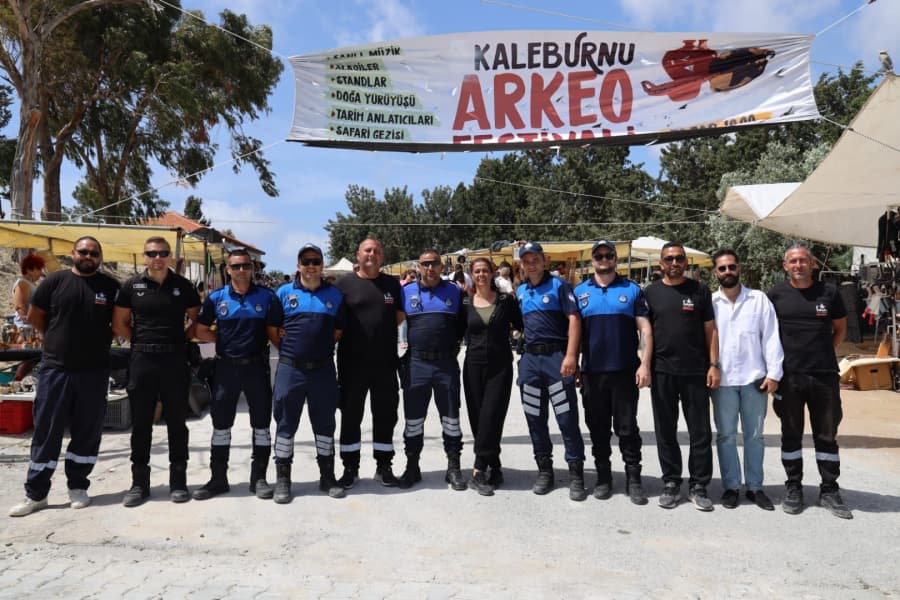 İskele Belediyesi, kardeş belediyemiz Erenköy Karpaz Belediyesi ile iş birliğinde düzenlenen 3. Kaleburnu Arkeo Festivali’nde