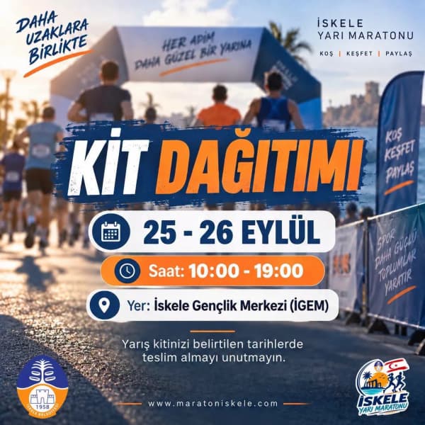 İSKELE YARI MARATONU KİT DAĞITIMI