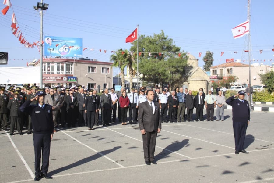 ATATÜRK İSKELE DE ANILDI